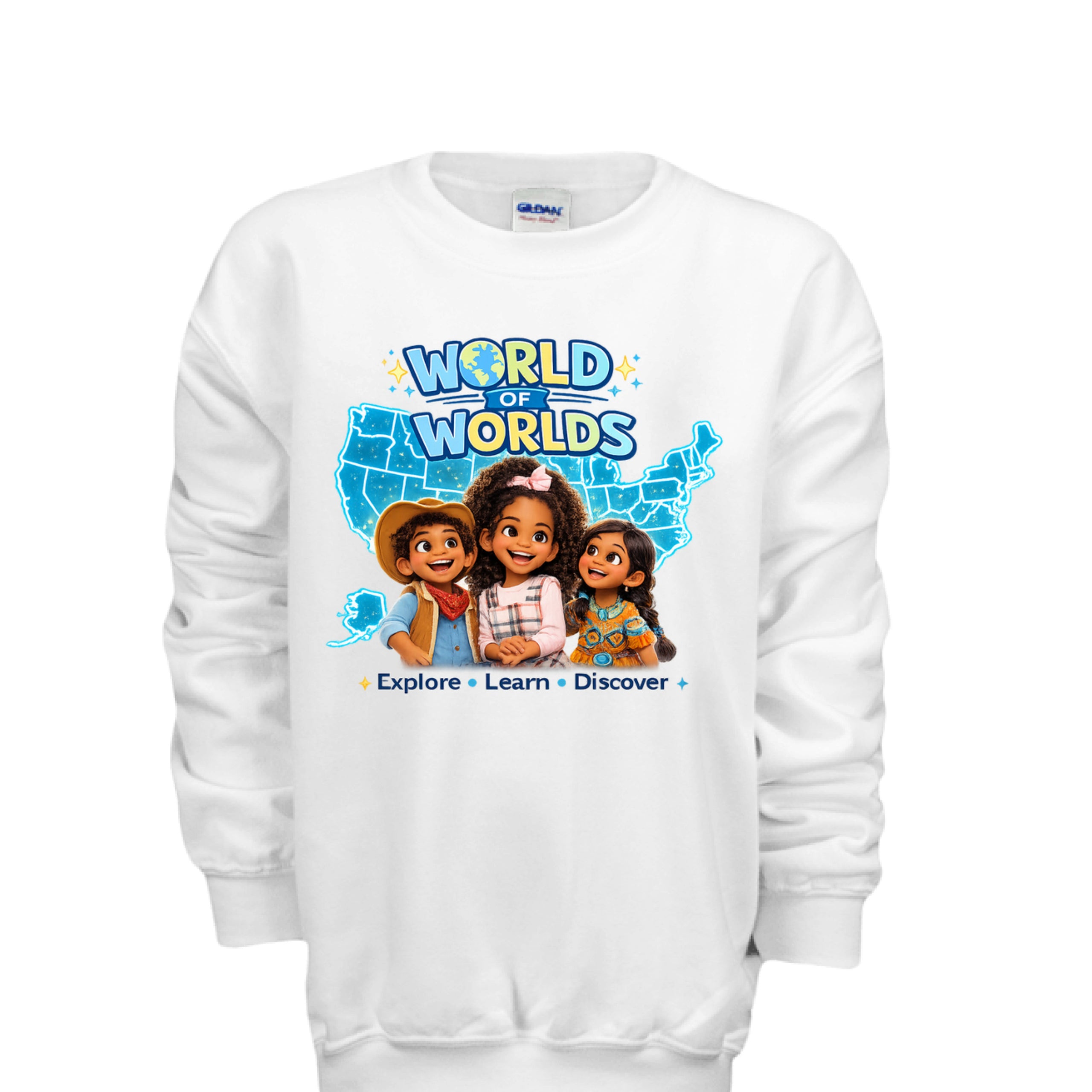 World of Worlds - US Map - Learn Explore Discover - Youth